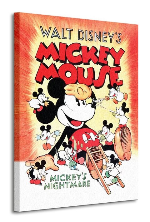 Mickey Mouse Mickey's Nightmare - obraz na płótnie