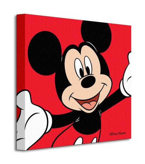 Mickey Mouse Red - obraz na płótnie