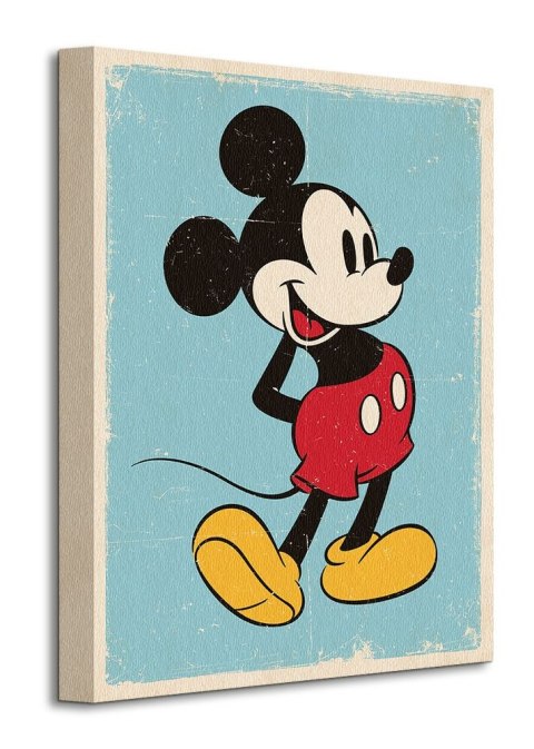 Mickey Mouse Retro - obraz na płótnie