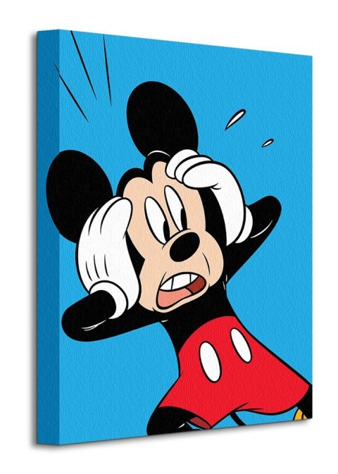 Mickey Mouse Shocked - obraz na płótnie