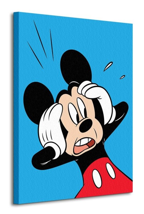 Mickey Mouse Shocked - obraz na płótnie