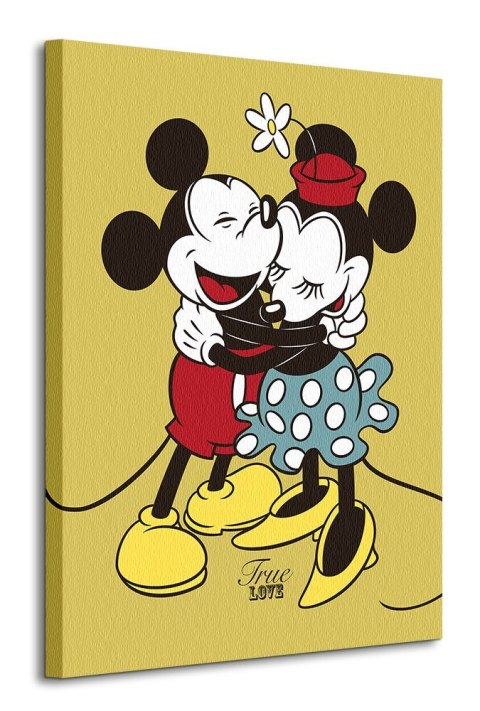Mickey and Minnie Mouse - obraz na płótnie