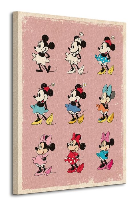 Minnie Mouse Evolution - obraz na płótnie