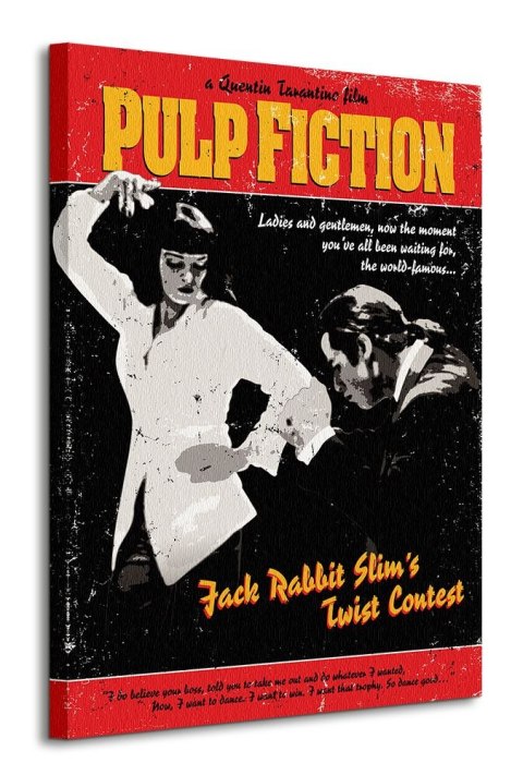 Pulp Fiction Twist Contest - obraz na płótnie