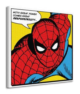 Spider-man Quote - obraz na płótnie