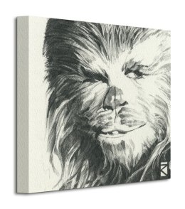 Star Wars Chewbacca Sketch - obraz na płótnie