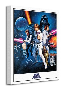 Star Wars Episode IV A New Hope One Sheet - obraz na płótnie