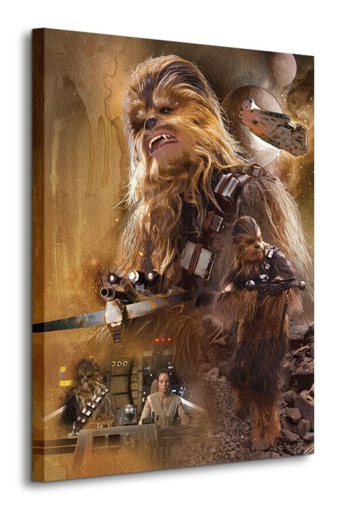 Star Wars Episode VII Chewbacca Art - obraz na płótnie