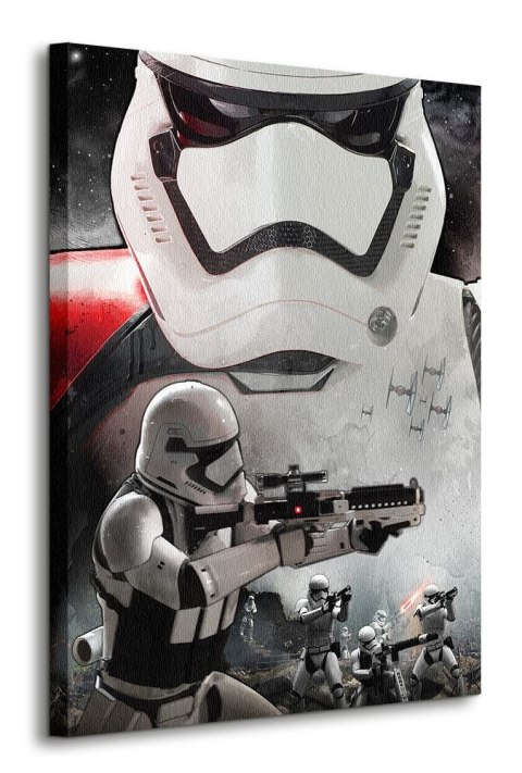 Star Wars Episode VII Stormtrooper Art - obraz na płótnie