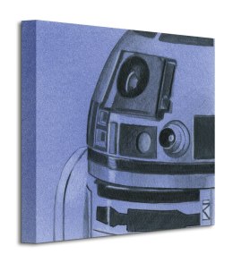 Star Wars R2-D2 Sketch - obraz na płótnie