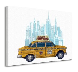 Taxi New York - obraz na płótnie