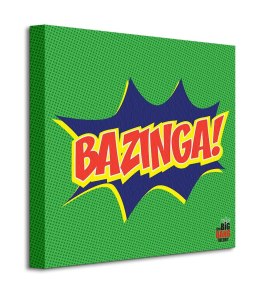 The Big Bang Theory Bazinga Icon - obraz na płótnie