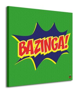 The Big Bang Theory Bazinga Icon - obraz na płótnie