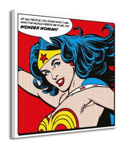 Wonder Woman Quote - obraz na płótnie