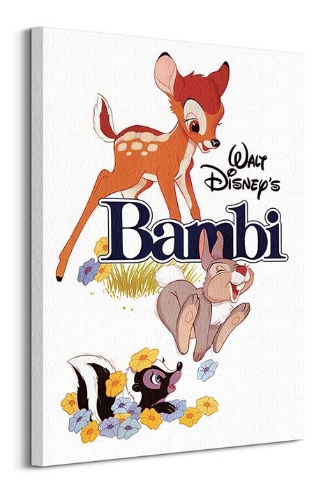 Bambi White - obraz na płótnie