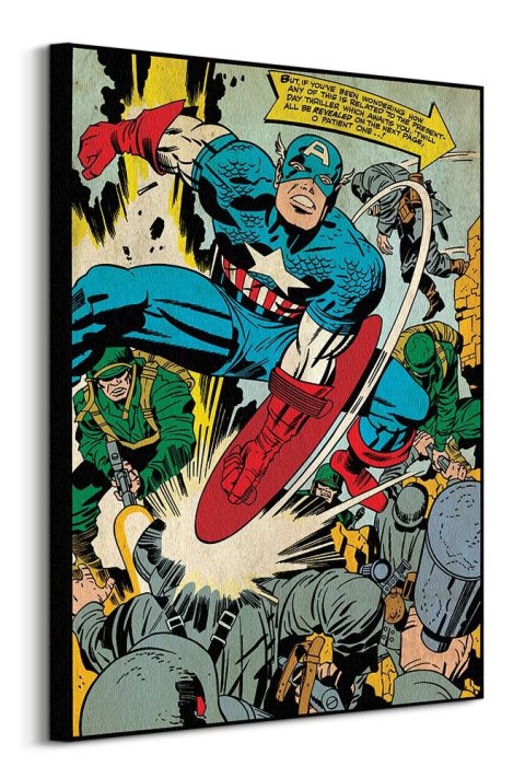 Captain America Soldiers - obraz na płótnie