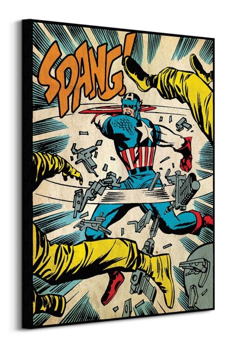 Captain America Spang - obraz na płótnie