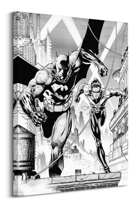 DC Comics Batman and Nightwing - obraz na płótnie