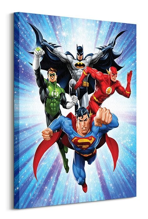 DC Comics Justice League Supreme Team - obraz na płótnie