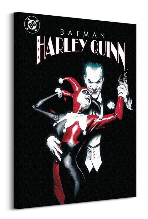 DC Joker and Harley Quinn Dance - obraz na płótnie