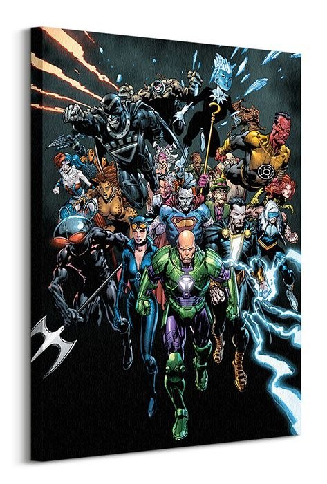 DC Justice League Forever Evil - obraz na płótnie