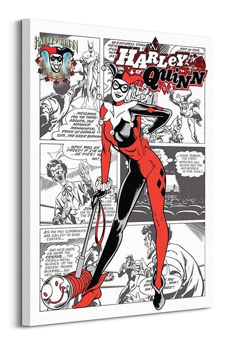 Harley Quinn aka Dr. Harleen Francis Quinzel - obraz na płótnie