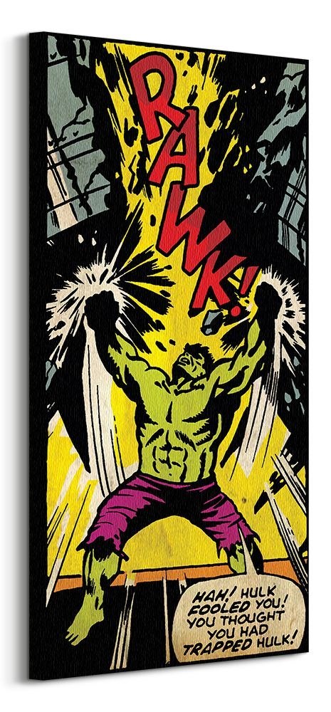 Hulk RAWK - Obraz na płótnie