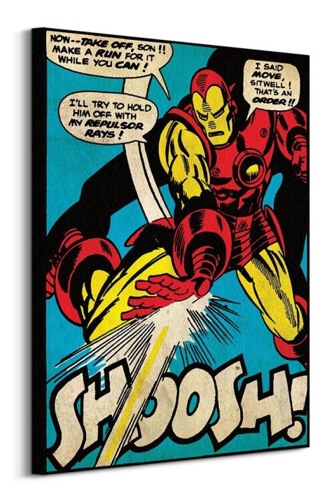Iron Man Shoosh - obraz na płótnie