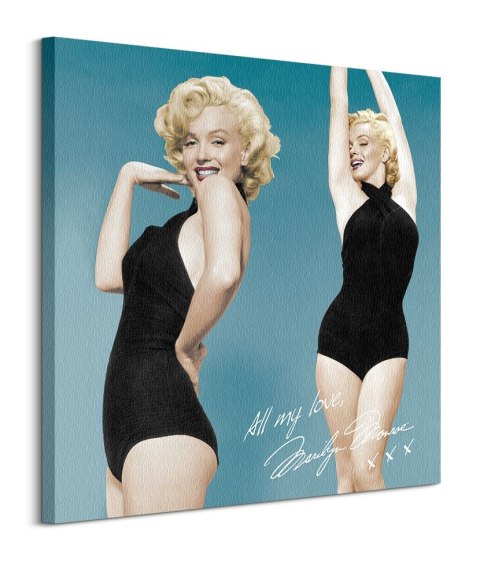 Marilyn Monroe All My Love - obraz na płótnie