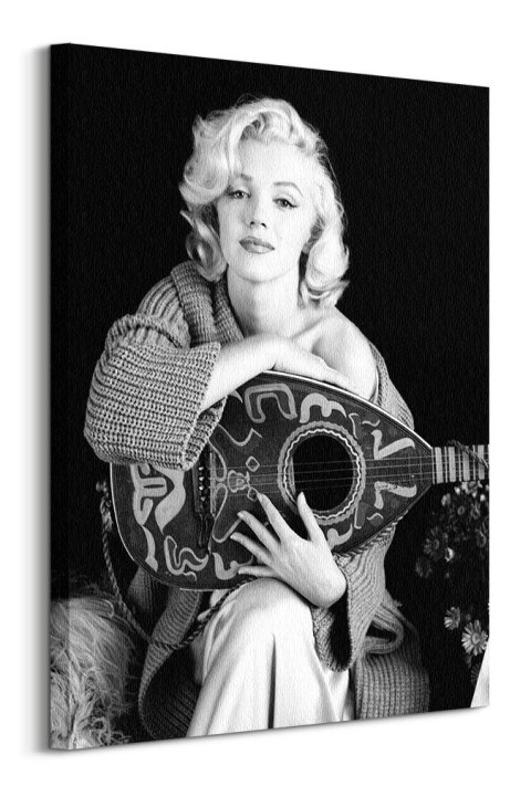 Marilyn Monroe Lute - obraz na płótnie