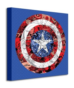 Marvel Captain America Shield Collage - obraz na płótnie