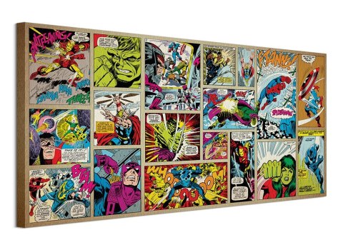 Marvel Comic Panels - Obraz na płótnie