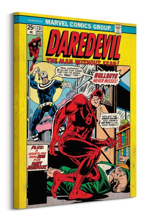 Marvel Comics Daredevil Bullseye Never Misses - obraz na płótnie