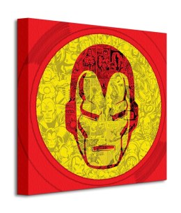 Marvel Iron Man Helmet Collage - obraz na płótnie