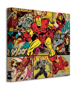 Marvel Iron Man Squares - obraz na płótnie