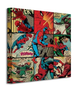 Marvel Spider Man Squares - obraz na płótnie