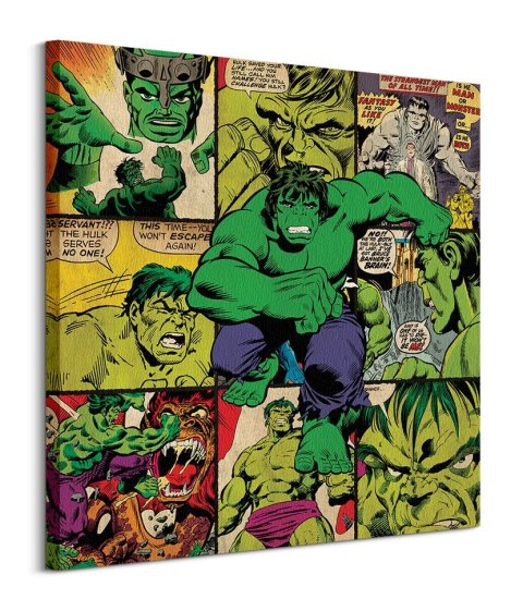 Marvel comics Hulk - obraz na płótnie