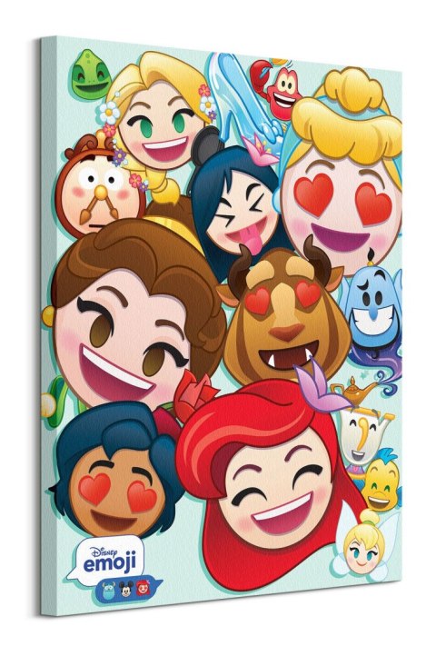 Disney Emoji Princess - obraz na płótnie