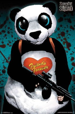 Legion Samobójców Panda Friends Forever - plakat