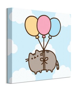 Pusheen Balloons - obraz na płótnie