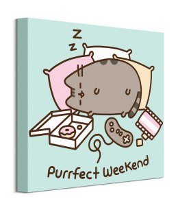 Pusheen Purrfect Weekend - obraz na płótnie