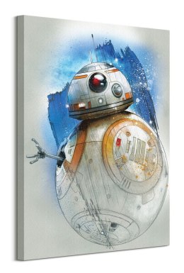 Star Wars The Last Jedi BB-8 Brushstroke - obraz na płótnie