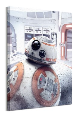 Star Wars The Last Jedi BB-8 Peek - obraz na płótnie