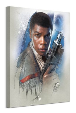 Star Wars The Last Jedi Finn Brushstroke - obraz na płótnie