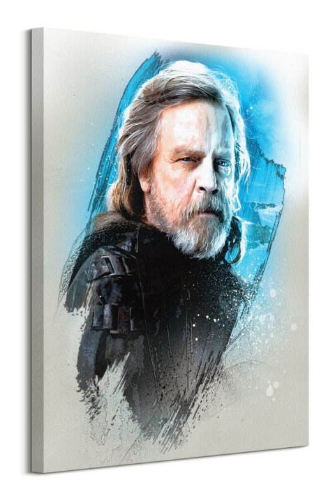 Star Wars The Last Jedi Luke Skywalker Brushstroke - obraz na płótnie