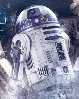 Star Wars The Last Jedi R2-D2 Droid - plakat