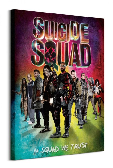 Suicide Squad Neon - obraz na płótnie