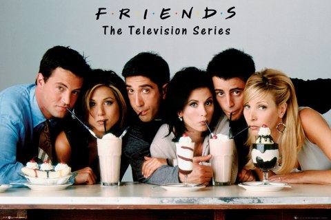 Friends Milkshake - plakat z serialu