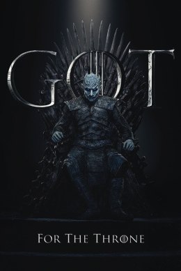 Game of Thrones The Night King For The Throne - plakat