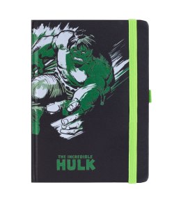 Marvel Retro Hulk - notes A5 skórzany z gumką